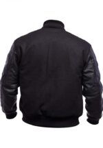College Baseball High School Letterman Bomber Jacket – Classic Varsity Outerwear - Image 3