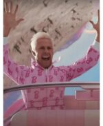 Ken Barbie Movie 2023 Ryan Gosling Pink Cropped Jacket – Iconic Movie-Inspired Style - Image 4