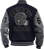 Eddie Brock Venom 2 Detroit Lions Varsity Jacket – Tom Hardy Movie Outerwear - Image 2