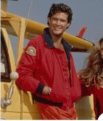 Baywatch Red and Blue Cotton Jacket – Mitch Buchannon’s Official Look - Image 6