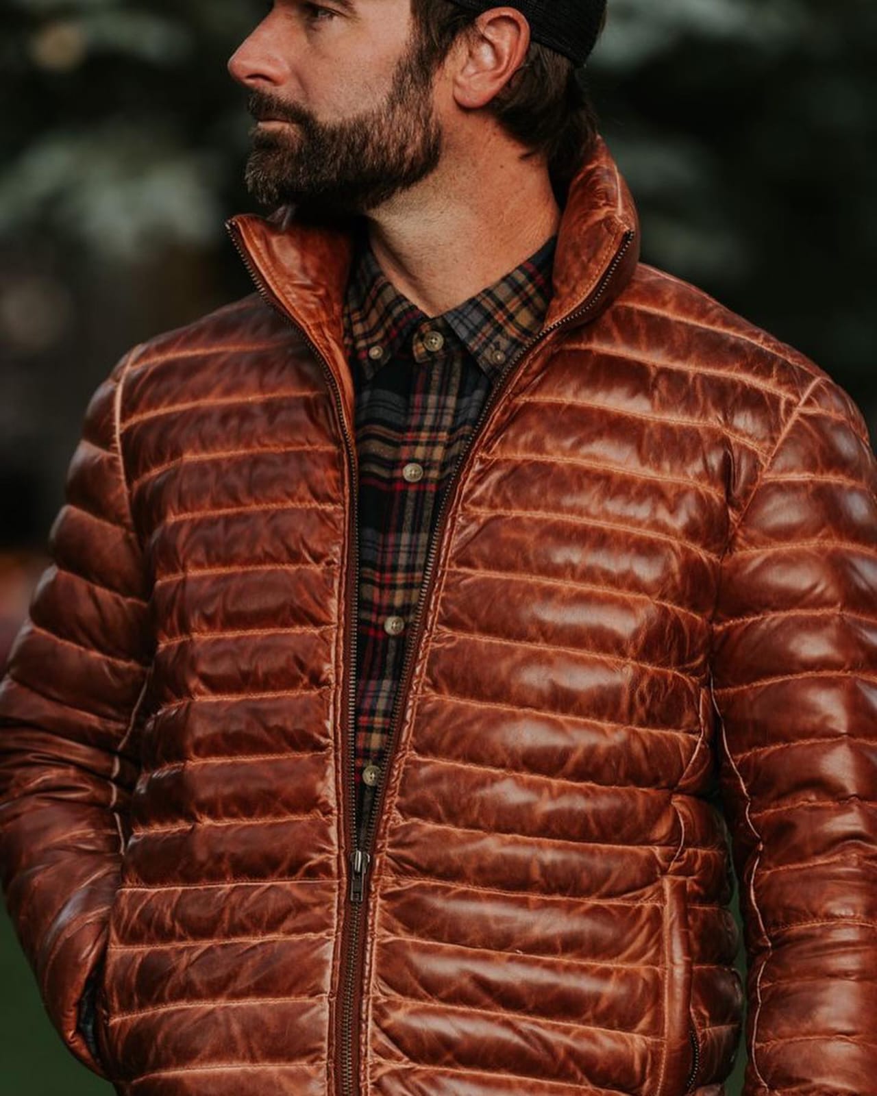 WhatsApp Image 2024-05-12 at 7.11.16 PM Men's Tan Genuine Lamb Skin Leather Jacket - Image 4