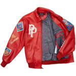 PELLE BREWSER RED LEATHER JACKET