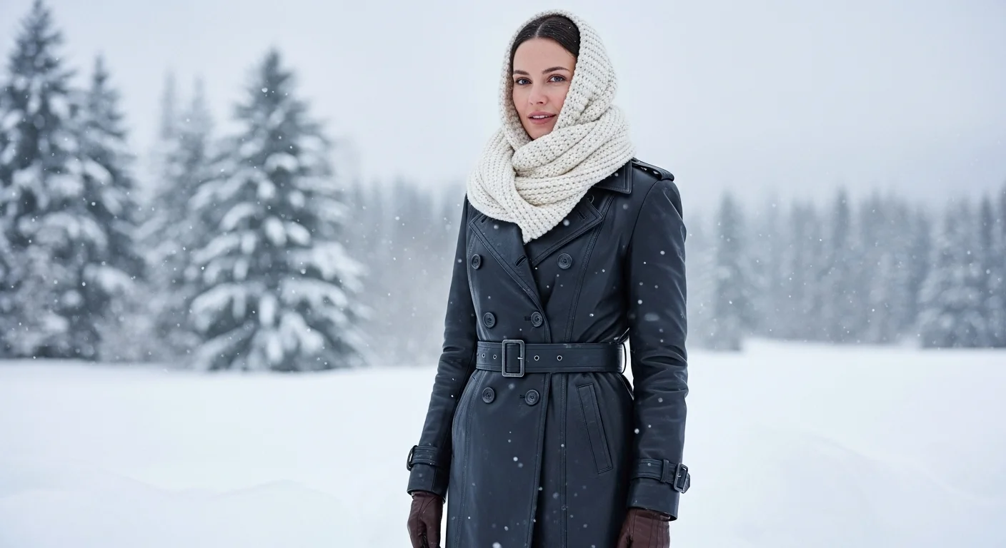 Peacoat Leather Jacket