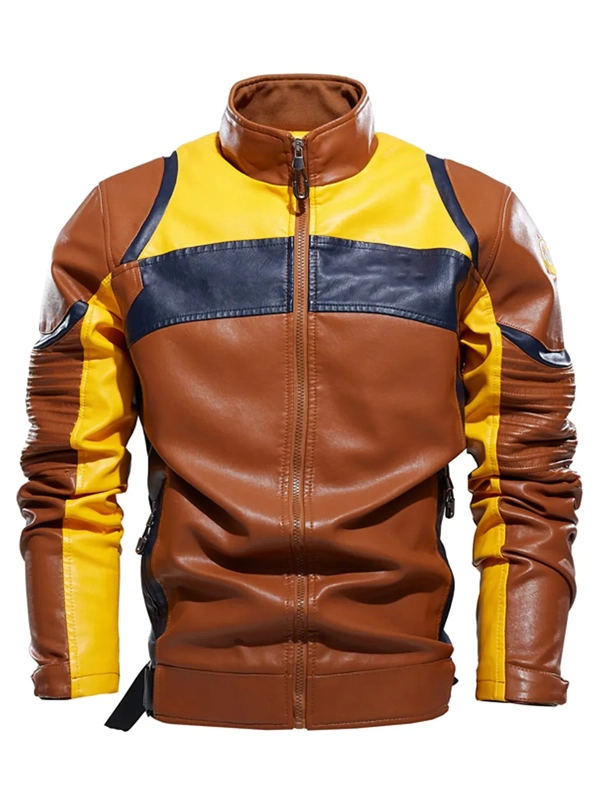Brown Biker Leather Jacket Brown Biker Leather Jacket