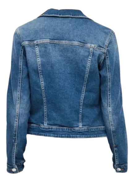 Casual blue jean jacket for women