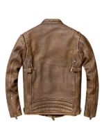 Cowhide Leather Trucker Jacket