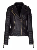 Slim Fit Biker Leather Jacket