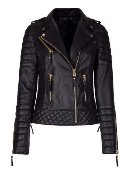 Slim Fit Biker Leather Jacket