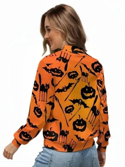 Halloween bomber jacket