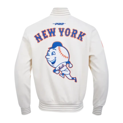 MLB New York Mets Cooperstown Logo Pro Game Day Jacket