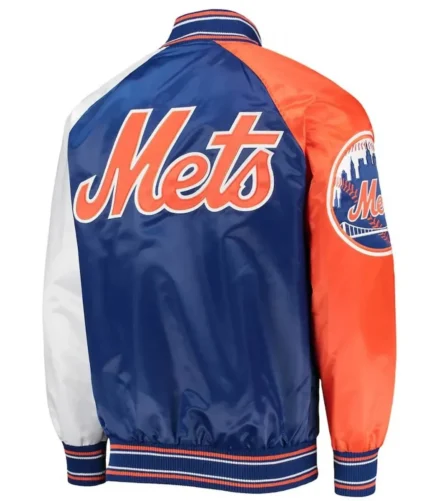 New York Mets Varsity Satin Jacket